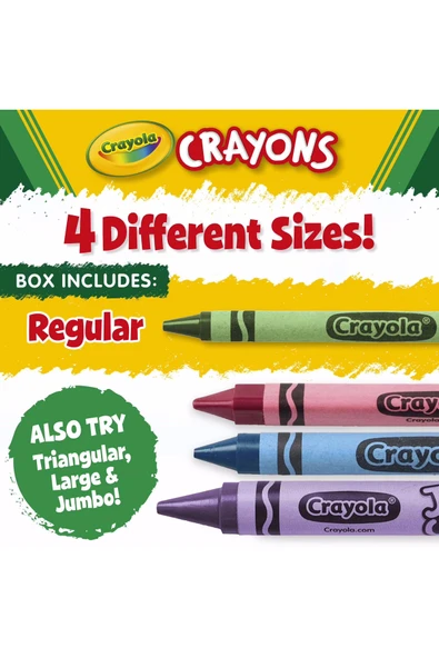 96 Colourful Crayons- Amerikan-Nontoxic- 96 Renk Mum Boya Seti- Kalemtıraşlı - Resim 6
