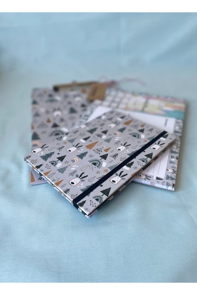 Sekreterlik Dosyası, Defter ve Haftalık Planlayıcı 3’lü Kırtasiye Seti – Okul ve Ofis Hediye Seti