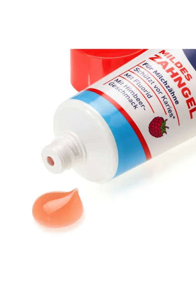DM - Alman Kalitesi- Bebek Diş Macunu- 0-6 yaş- Frambuaz aromalı-100 ml - Resim 3