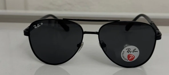 Ray-Ban Aviator 3025 Siyah Polarize Damla Erkek Güneş Gözlüğü ürün görseli 1
