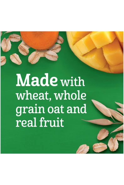 Organic- Wheat& Whole Oat Mango Carrot- Buğday, Tam Yulaf, Havuç ve Mangolu Kaşık Mama- 6 ay- 208 Gr - Resim 3
