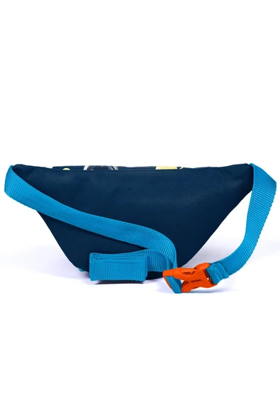Lacivert Mavi Astronot Desenli Erkek Çocuk  Bel Çantası - 4