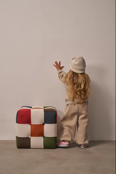 Bej Dik Yaka Eşofman Takım - Resim 8