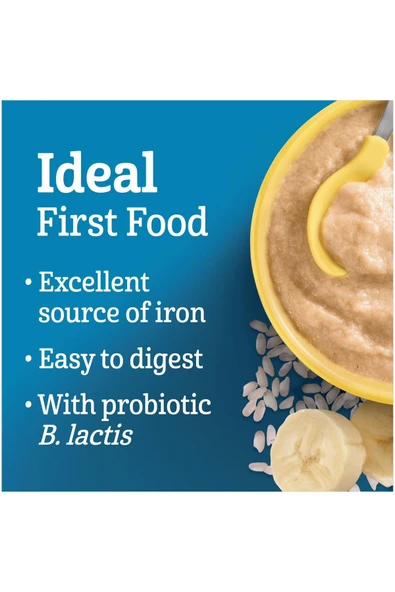 Cereals- Rice Banana- Muzlu ve Pirinçli Kaşık Maması -227 Gr- 6. aydan itibaren- 2.aşama - Resim 4