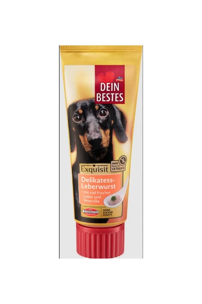 Dein Bestes Leberwurst Alman Kalitesi- Krema Köpek Ödülü- Ciğer ve Maydanoz - 75 gr ürün görseli