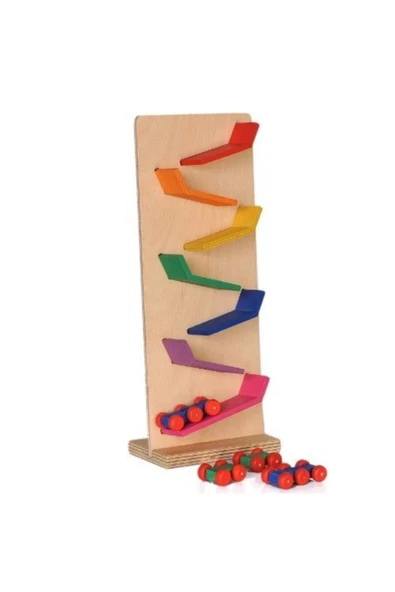 Ahşap Kayan Arabalar Seti - Resim 2