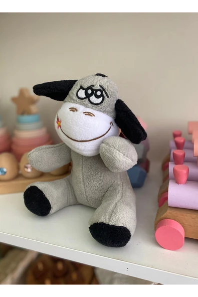 Sevimli Eşek Uyku Ve Oyun Arkadaşı Eşşek Peluş Oyuncak Peluş Yastık Sevimli Arkadaş Uyku Oyuncağı - Resim 5