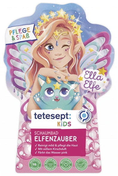 Alman Kalitesi-çocuklar Için Pembe Renkli Kiraz Kokulu Prenses Ella Banyo Köpüğü 40 Ml ürün görseli