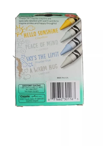 24 Colors of Kindness Crayons- Amerikan-Nontoxic- 24 Renk Mum Boya Seti - Resim 2