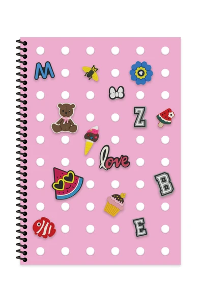 A4 80 Yp. çizgili Pp Kapak Spiralli Defter İlköğretim Defter - 6