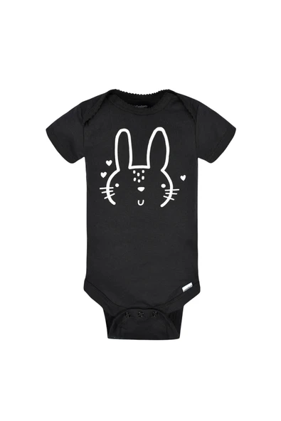Baby Girl- Kısa Kollu Kız Bebek Onesies Bodysuit Zıbın Seti- 8'li Paket - Resim 6