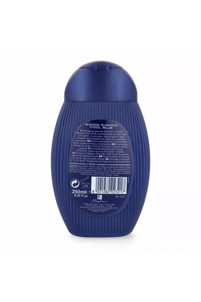 Uomo Cool Blue-Erkeklere Özel Şampuan ve Duş Jeli 250 ml - Resim 4