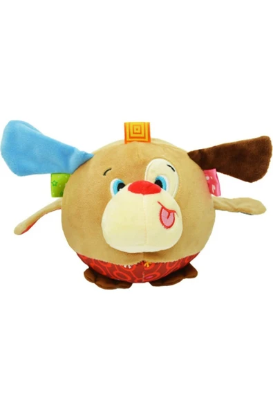 Sozzy Peluş Köpek Top 3 Ay Ve Üzeri Bebekler Ve Çocuklar Için Bebek Oyuncağı