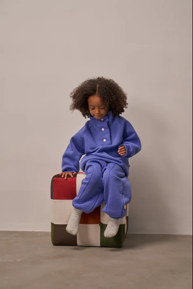 Leylak Dik Yaka Eşofman Takım ürün görseli