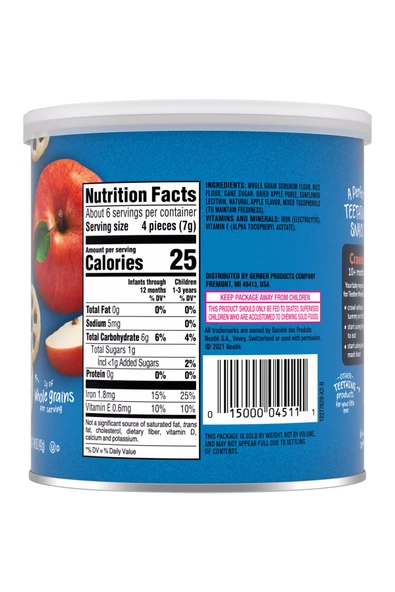 Apple Harvest Teether Wheels - Elma Hasadı Diş Bisküvisi- 42 gr - Resim 2