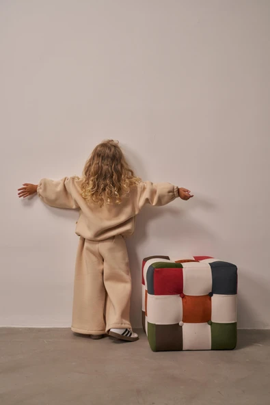 Bej Unisex TinyPeak Alt Üst Takım - Resim 3