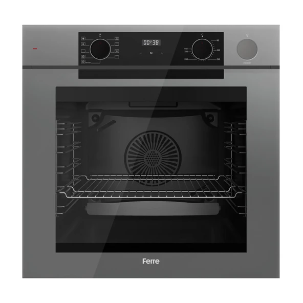 QEP64CPR New Steamart&Fryart Serisi Buharlı Gri Ankastre Fırın (0+9 Fonksiyon) ürün görseli 1