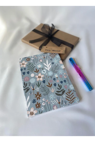 Özel Tasarım Çizgili Defter – Bristol Kapak, Hediyelik & Şık Tasarım - 7