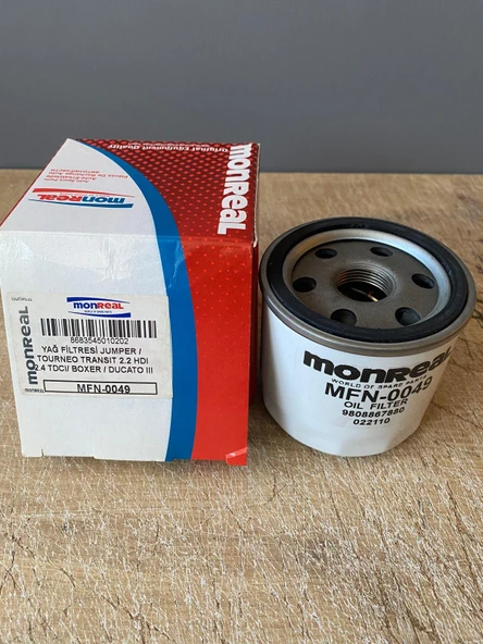 Monreal MFN-0049 Yağ Filtresi Puma 110HP Ford Tourneo Transit V347 V363 2.2 2.5 155HP AMBK2Q6714AA