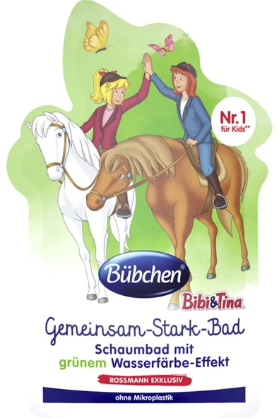 Alman kalitesi-Çocuklar için Yeşil Renkli Banyo Köpüğü 40 ml- Bibi&Tina ürün görseli