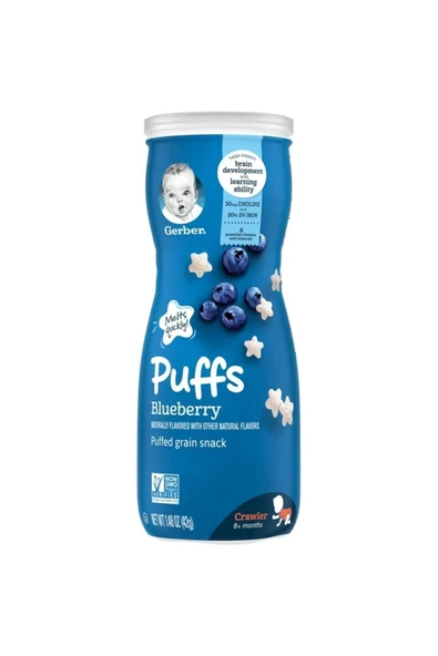Puffs Blueberry Atistirmalik 42g - Resim 2
