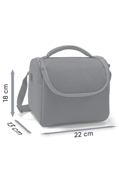 İlköğretim Mor Leopar Desenli Thermo Beslenme Çantası - 4