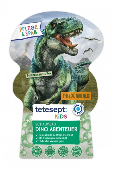 Alman Kalitesi-çocuklar Için Yeşil Renkli T-rex Dinazorlu Banyo Köpüğü 40 Ml ürün görseli