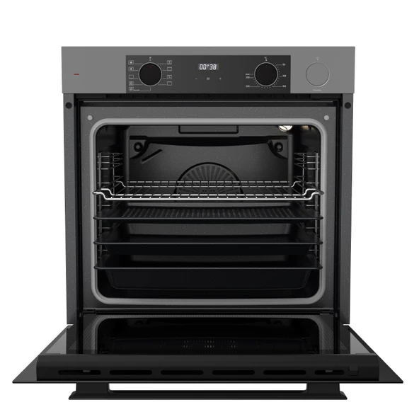 QEP64CPR New Steamart&Fryart Serisi Buharlı Gri Ankastre Fırın (0+9 Fonksiyon) - Resim 4