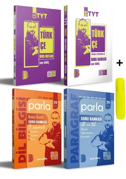 2026 TYT Türkçe Ders Notları ve Soru Bankası -Parla Dil Bilgisi ve Paragraf Soru Bankası Seti Benim Hocam Yayınları ürün görseli