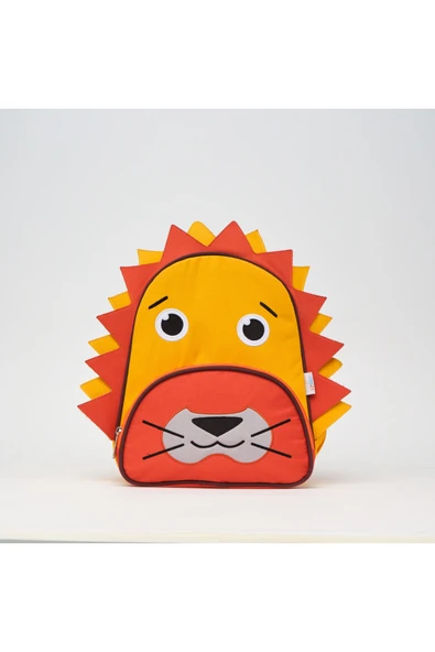 Aslan Çocuk Sırt Çantası, Anaokulu Çantası Kreş - Okul Öncesi Sırt Çantası