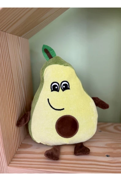 Sevimli Avokado Peluş Yastık – Uyku ve Oyun Arkadaşı – Sarılma Oyuncağı – Hediyelik Dekoratif Yastık - 4