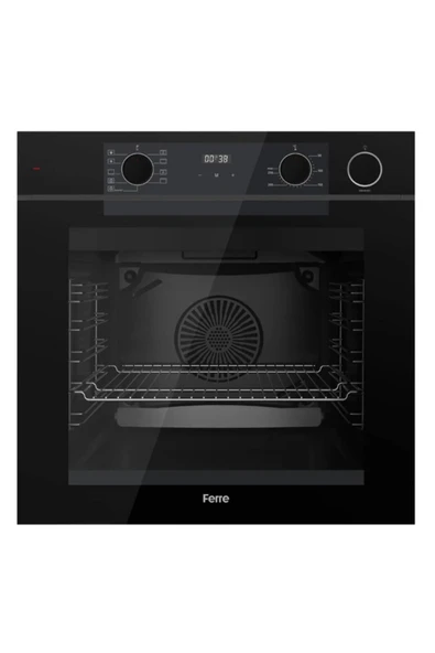 Ferre Fryart Steam QEP64CS Siyah Ankastre Fırın ürün görseli