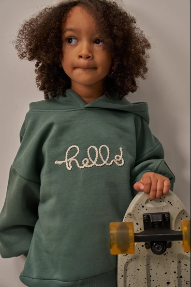 Nefti Hello Nakışlı Alt Üst Takım - Resim 9