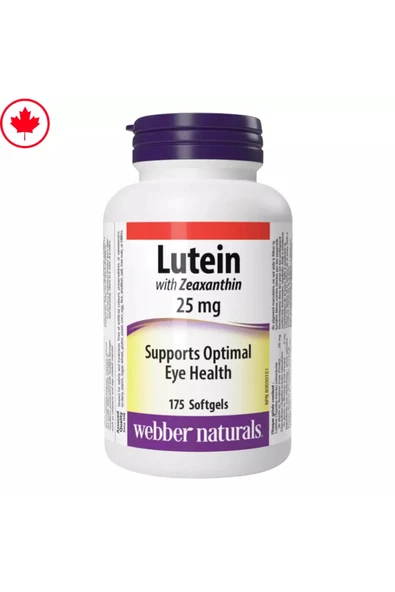 Lutein 25mg with 5mg Zeaxanthin - 175 Softgels - Resim 3