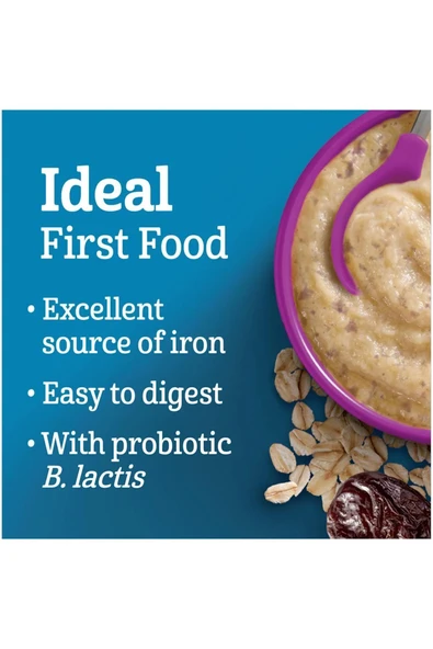 Cereals- Oat & Prune- Yulaf ve Kuru Erikli Kaşık Maması -227 Gr- 6. aydan itibaren- 2.aşama - Resim 3