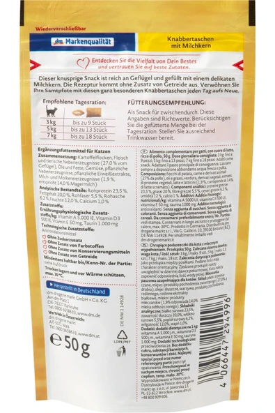 Dein Bestes- Alman Kalitesi- Kedi Ödül Maması- 50gr. Süt dolgulu kümes hayvanlı - 2