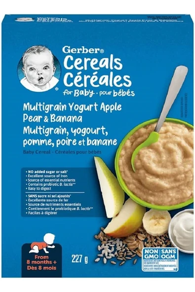 Cereals- Multigrain Yogurt Apple Pear Banana-227 Gr- 8. aydan itibaren- 3.aşama ürün görseli