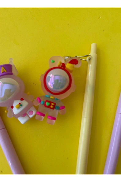 Işıklı Figürlü 0.7 Uçlu Versatil Kalem | 1 Adet | Eğlenceli Süslemeli - 3