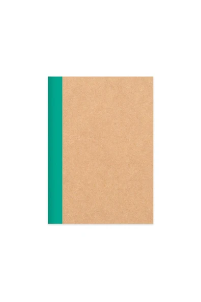 Çizgili Stickerli Kraft Kapak Defter Mor 18,5*26 50 Yp. - 2