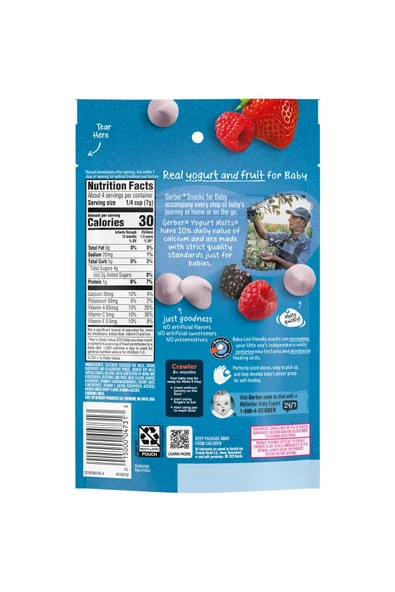 Mixed Berries Yogurt Melts 28 Gr. - Resim 2