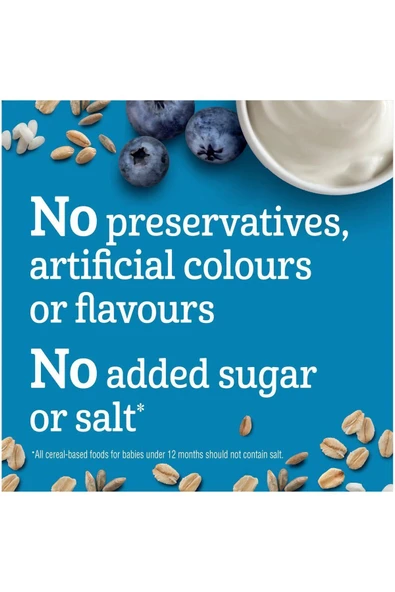 Cereals-MultiGrain Yogurt&Blueberry- Çok Tahıllı Yoğurt&Yaban Mersinli Kaşık Maması 227 Gr- 8. ay - Resim 3