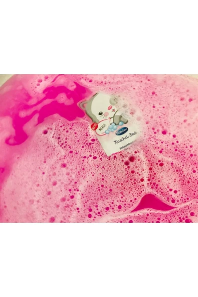 Alman Kalitesi-çocuklar Için Parlak Pembe Renkli Banyo Köpüğü 40 Ml - Resim 2