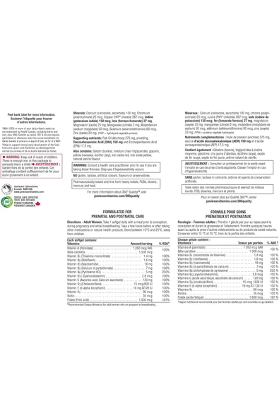 Hamileler Için Prenatal %100 Complete- Dha- Folik Asit- Orijinal Kanada- 60 Kapsul - Resim 5