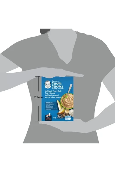 Cereals- Multigrain Yogurt Apple Pear Banana-227 Gr- 8. aydan itibaren- 3.aşama - Resim 6