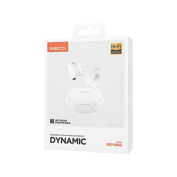 Recci REP-W66 Hi-Fi Ses Kaliteli Bluetooth v5.3 Dynamic Serisi Kulak İçi Kulaklık - 2