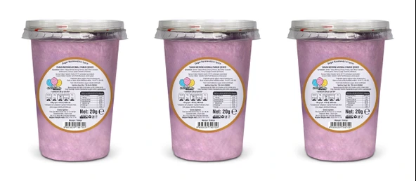 YABAN MERSİNİ AROMALI 3'LÜ GURME PAMUK ŞEKERLER - 2