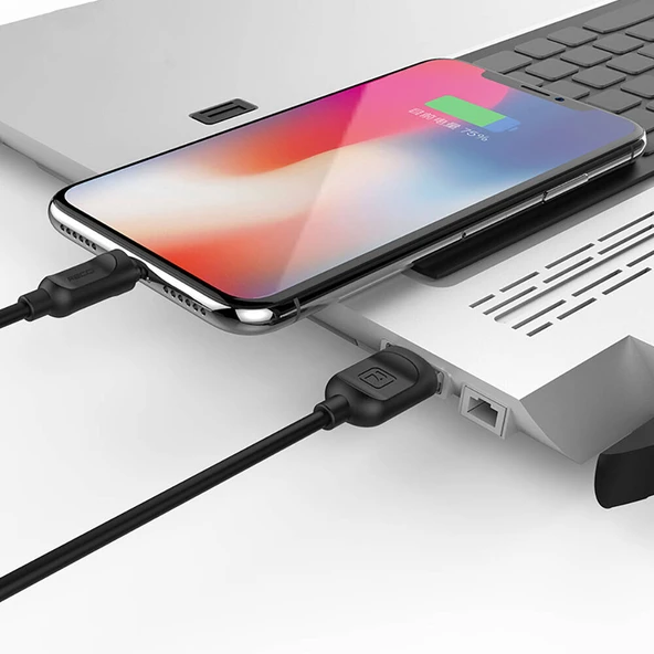 Recci RCL-P100 City of Sky Serisi Lightning to USB-A Data ve Şarj Kablosu 1M - 6