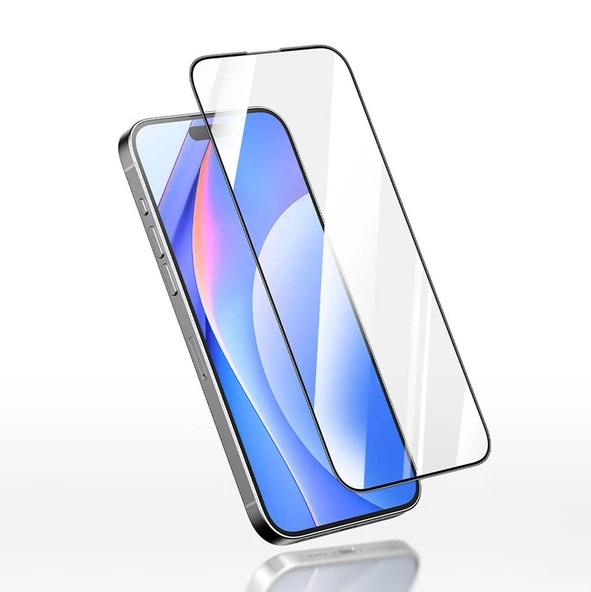 Apple iPhone 15 Plus Recci RSP-A03SD 3D HD Full Transparan Temperli Cam Ekran Koruyucu - 4