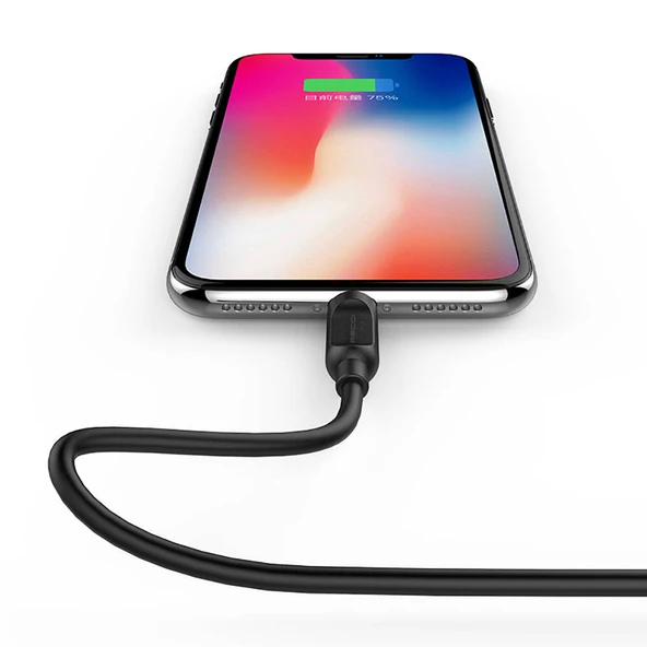 Recci RCL-P100 City of Sky Serisi Lightning to USB-A Data ve Şarj Kablosu 1M - 5