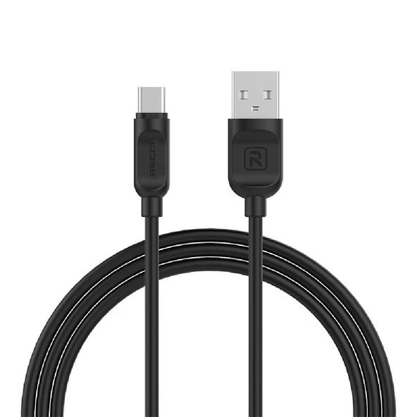 Recci RCT-P100 City of Sky Serisi Type-C to USB-A Data ve Şarj Kablosu 1M - Resim 2